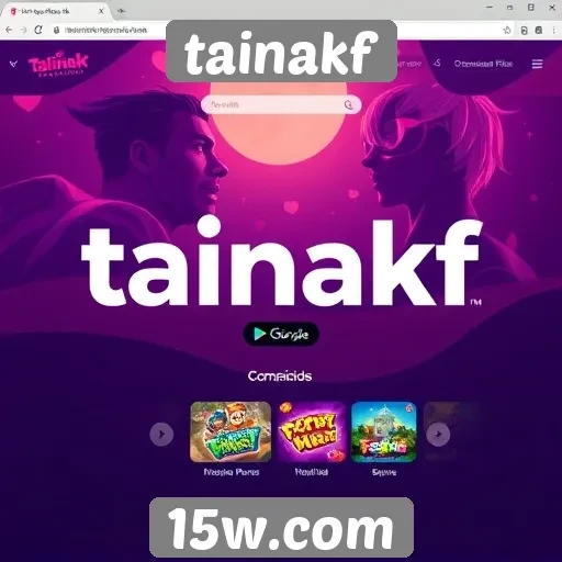 Navegação otimizada no site de jogos tainakf